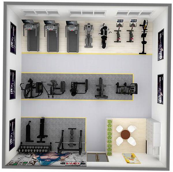 100平方健身房配置方案-广西南宫NG28体育健身器材有限公司 100平方健身房配置方案-广西南宫NG28体育健身器材有限公司