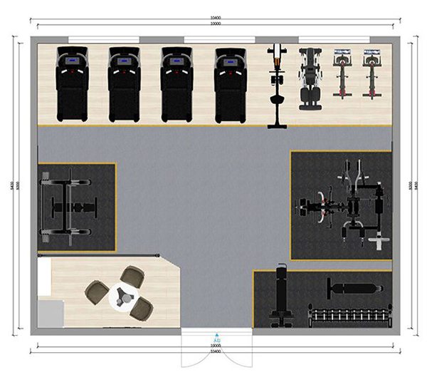 80平方健身房配置方案-广西南宫NG28体育健身器材有限公司