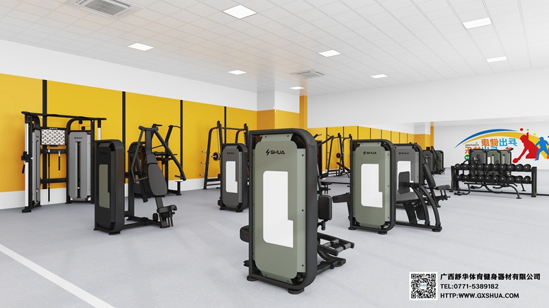 318m²企事业单位健身房 解决方案 318m²企事业单位健身房 解决方案